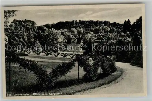 AK / Ansichtskarte Bad Liebenstein Kurgarten Kat. Bad Liebenstein