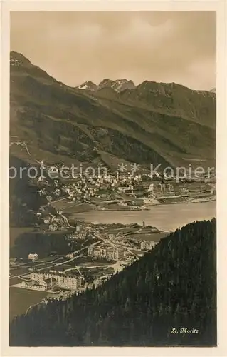AK / Ansichtskarte St Moritz GR Panorama Alpen Kat. St Moritz