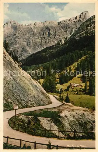 AK / Ansichtskarte Col du Pillon Route du Pillon Alpenstrasse Kat. Pillon Col du