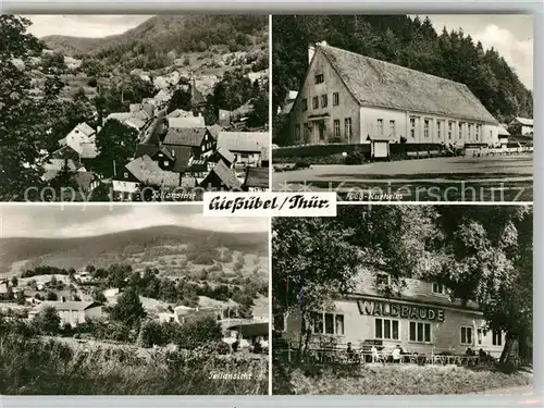 AK / Ansichtskarte Giessuebel Schleusegrund Teilansicht FDGB Kurheim Waldbaude Kat. Schleusegrund