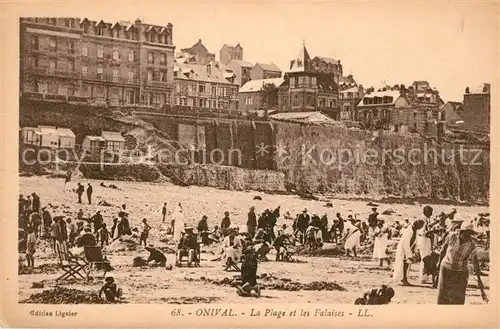 AK / Ansichtskarte Onival Somme Plage et les Falaises Kat. Ault