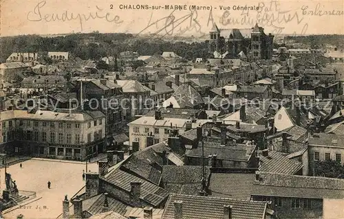 AK / Ansichtskarte Chalons sur Marne Ardenne Vue Generale Kat. Chalons en Champagne