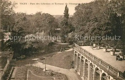 AK / Ansichtskarte Vichy Allier Parc des Celestins et Terrasse de l`Orangerie Kat. Vichy