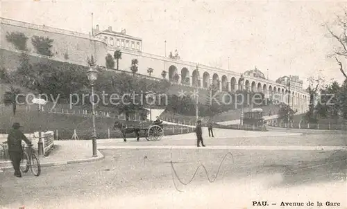 AK / Ansichtskarte Pau Avenue de la Gare Kat. Pau