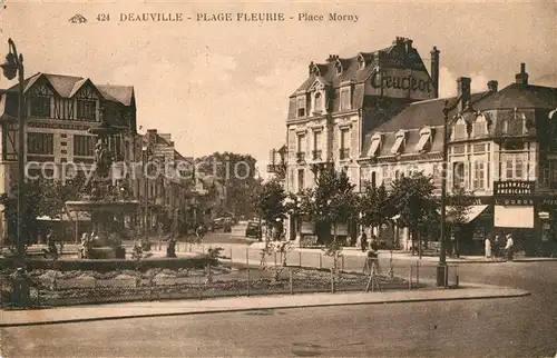 AK / Ansichtskarte Deauville Plage Fleurie Place Morny Kat. Deauville