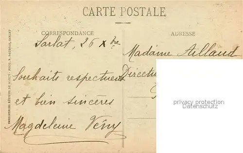 AK / Ansichtskarte Sarlat en Perigord Maison 14. Siecle