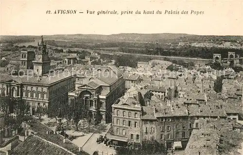 AK / Ansichtskarte Avignon Vaucluse Vue du Palais des Papes Kat. Avignon