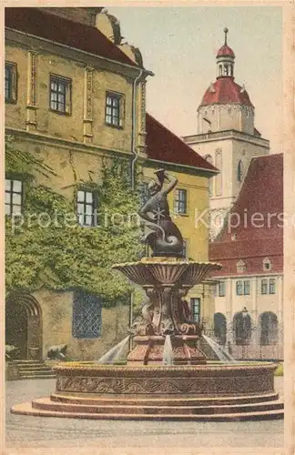 AK / Ansichtskarte Dessau Rosslau Schlosshof Kat. Dessau Rosslau