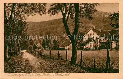 AK / Ansichtskarte Teutoburgerwald Oberfoersterei Heidental Kat. Detmold