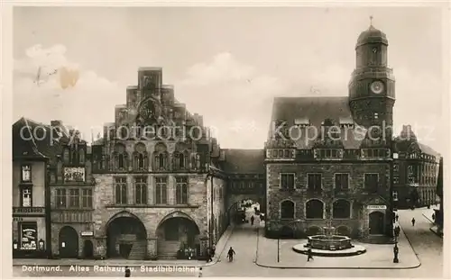 AK / Ansichtskarte Dortmund Altes Rathaus Stadtbibliothek Kat. Dortmund