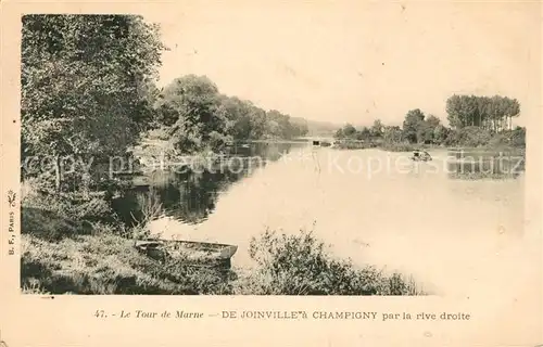 AK / Ansichtskarte Champigny Marne Flussverlauf Kat. Champigny