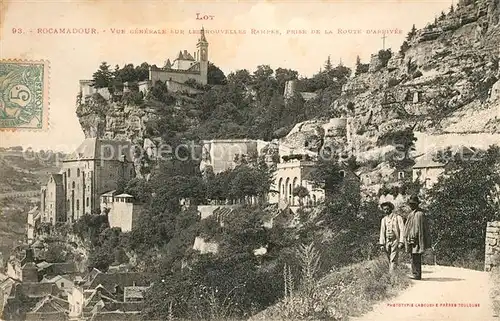 AK / Ansichtskarte Rocamadour Panorama Stadtmauer Kat. Rocamadour