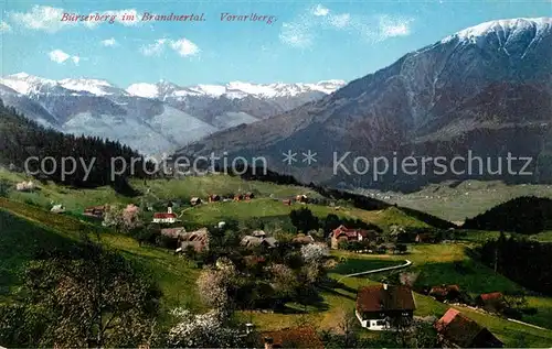 AK / Ansichtskarte Buerserberg Vorarlberg Panorama Kat. Buerserberg