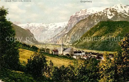 AK / Ansichtskarte Engelberg OW Kloster Panorama Kat. Engelberg