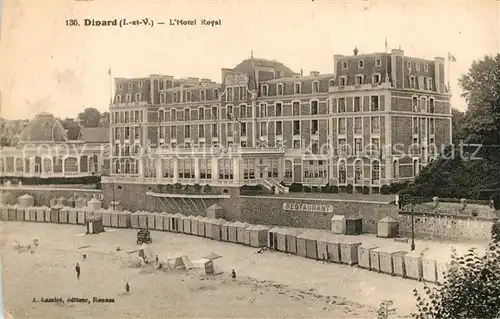 AK / Ansichtskarte Dinard Ille et Vilaine Bretagne Hotel Royal Kat. Dinard