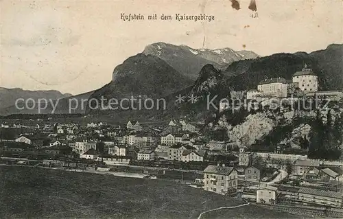 AK / Ansichtskarte Kufstein Tirol Panorama Kaisergebirge Kat. Kufstein