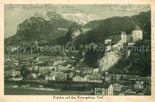 AK / Ansichtskarte Kufstein Tirol Kaisergebirge Kat. Kufstein
