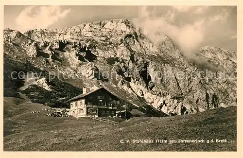 AK / Ansichtskarte Berchtesgaden Carl von Stahlhaus Torrener Joch  Kat. Berchtesgaden