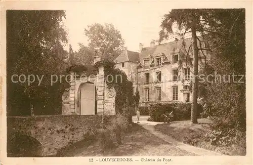 AK / Ansichtskarte Louveciennes Chateau du Pont Kat. Louveciennes