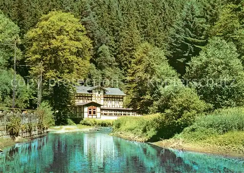 AK / Ansichtskarte Bad Schandau Hotel und Gaststaette Lichtenhainer Wasserfall Kat. Bad Schandau