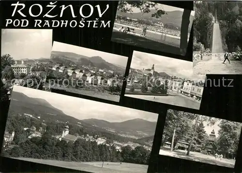 AK / Ansichtskarte Roznov pod Radhostem Teilansichten Kat. Roznau Rosenau