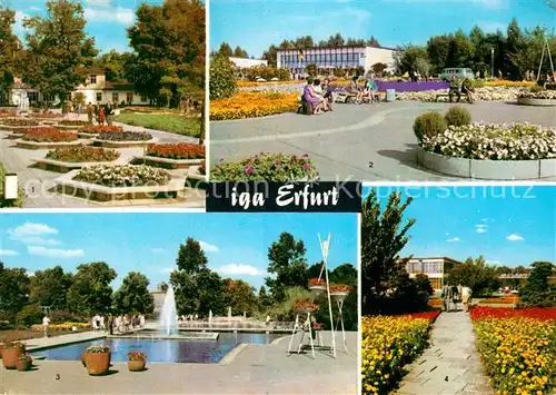 AK / Ansichtskarte Erfurt IGA Rosengarten Am Festplatz Wasserachse Vor der Zentralgaststaette Kat. Erfurt