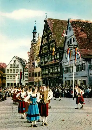 AK / Ansichtskarte Dinkelsbuehl Kinderzeche Schaefertanz Kat. Dinkelsbuehl