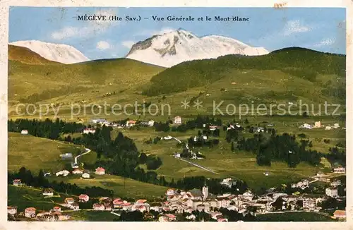 AK / Ansichtskarte Megeve Mont Blanc Kat. Megeve