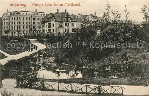 AK / Ansichtskarte Magdeburg Koenigin Luise Garten Kat. Magdeburg