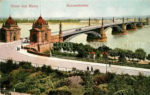 AK / Ansichtskarte Mainz Rhein Rheinbruecke