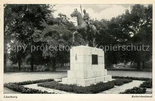 AK / Ansichtskarte Lueneburg Reiterdenkmal Kat. Lueneburg