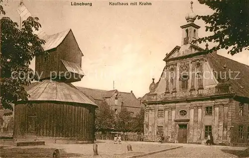 AK / Ansichtskarte Lueneburg Kaufhaus mit Krahn Kat. Lueneburg