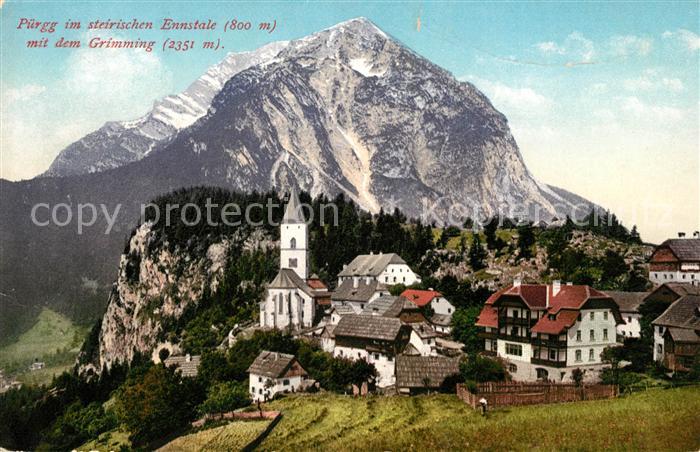 AK / Ansichtskarte Puergg Trautenfels im steirischen Ennstale mit