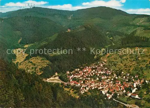 AK / Ansichtskarte Langenbrand Forbach Fliegeraufnahme Kat. Forbach