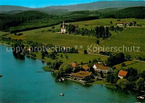 AK / Ansichtskarte Birnau Fliegeraufnahme Basilika Kat. Uhldingen Muehlhofen