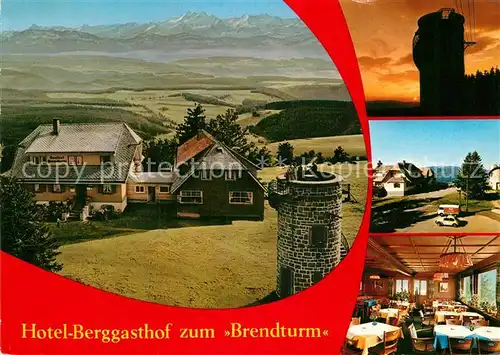 AK / Ansichtskarte Furtwangen Hotel Berggasthof zum Brendturm Kat. Furtwangen im Schwarzwald