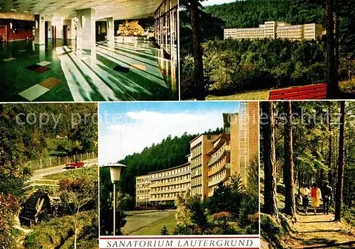 AK / Ansichtskarte Schwabthal Sanatorium Lautergrund Kat. Bad Staffelstein