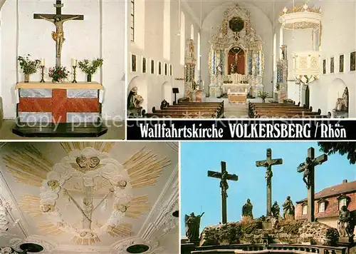 AK / Ansichtskarte Bad Brueckenau Wallfahrtskirche Vokersberg  Kat. Bad Brueckenau