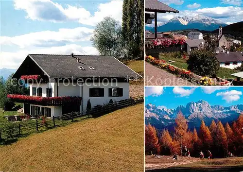 AK / Ansichtskarte Deutschnofen Nova Ponente Haus Thaler Panorama Dolomiten