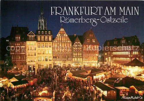 AK / Ansichtskarte Frankfurt Main Roemerberg Ostzeile Kat. Frankfurt am Main