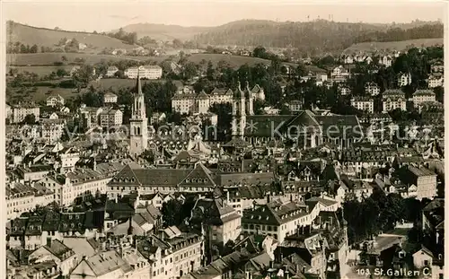 AK / Ansichtskarte St Gallen SG Stadtblick Kat. St Gallen