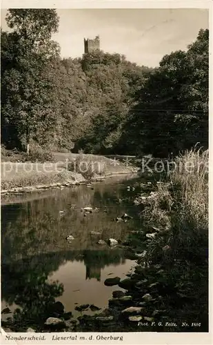 AK / Ansichtskarte Foto Zeitz F.G. Nr. 1886 Manderscheid Liesertal Oberburg Kat. Berchtesgaden