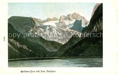 AK / Ansichtskarte Hofau Rosenheim Seepartie mit Dachstein