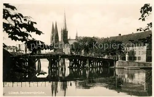 AK / Ansichtskarte Luebeck Dankwartsbruecke Kat. Luebeck