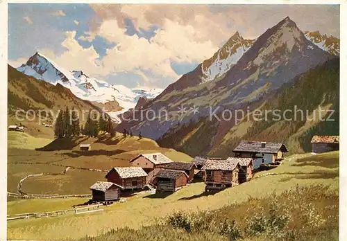 AK / Ansichtskarte Valais Wallis Kanton Kuenstlerkarte Jol Suessmayr Kat. Sion