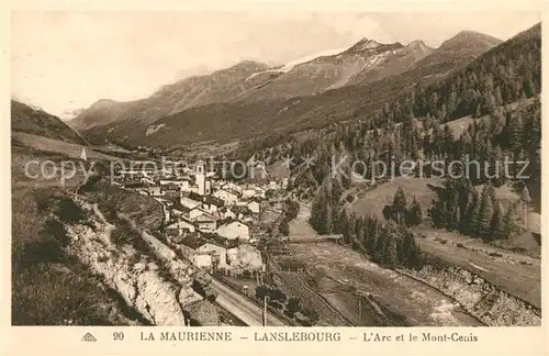 AK / Ansichtskarte Lanslebourg Mont Cenis Panorama l Arc et le Mont Cenis Kat. Lanslebourg Mont Cenis