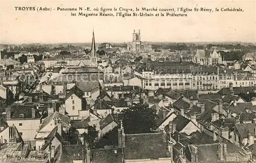 AK / Ansichtskarte Troyes Aube Panorama vue sur la ville Kat. Troyes