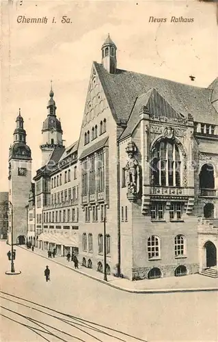 AK / Ansichtskarte Chemnitz Neues Rathaus Kat. Chemnitz