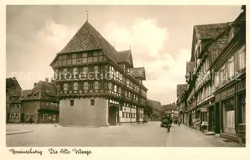 AK / Ansichtskarte Braunschweig Alte Waage Historisches Gebaeude Kat. Braunschweig