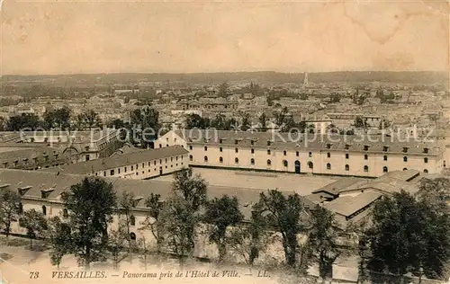 AK / Ansichtskarte Versailles Yvelines Panorama pris de l Hotel de Ville Kat. Versailles